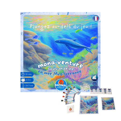 Mona'venture sous-marine en Mer Méditerranée - jeu de plateau + aventure - (précommande)
