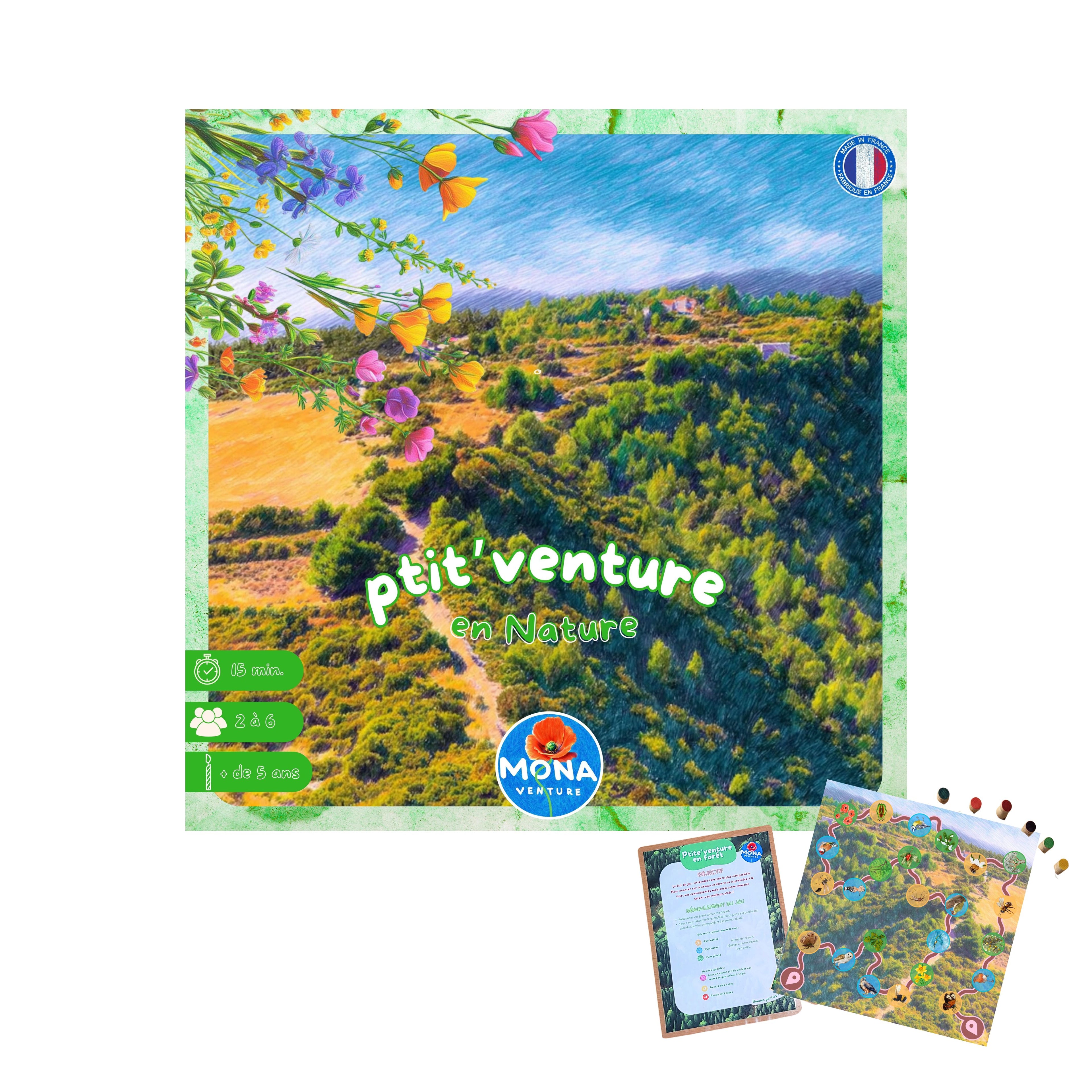 Ptit'venture en nature - le jeu de l'oie qui change - (précommande)