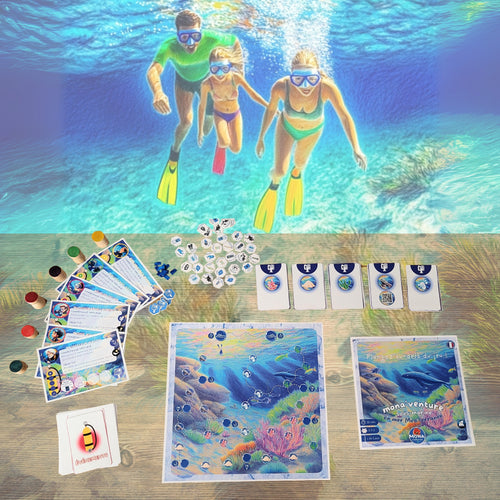 Mona'venture sous-marine en Mer Méditerranée - jeu de plateau + aventure - (précommande)